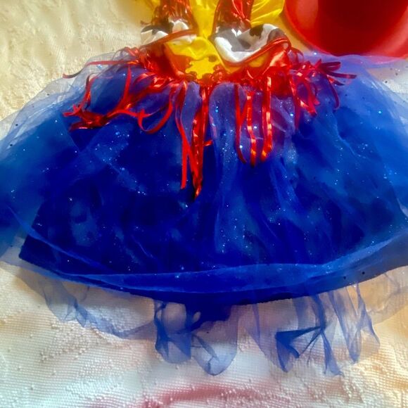 Toy Story Outfit Halloween Dress Up Girls Sz 4T 5T Tulle Tutu Bottom Red Hat D - Picture 4 of 13